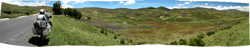 Ecuadori maastikud (2) - põllulappide muster