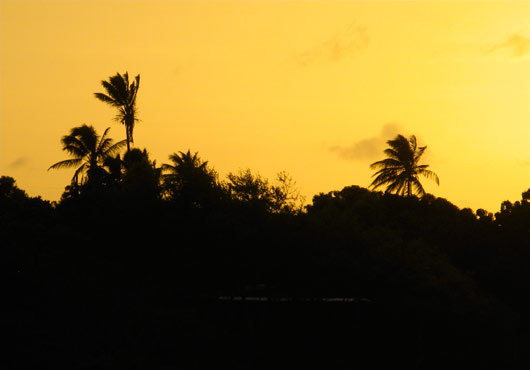 Nicaragua päikeseloojang