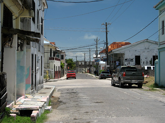 Belize city tänavad