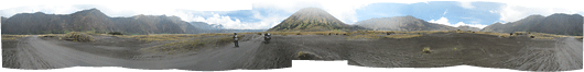 Bromo (6) - panoraam kraatirpõhjast