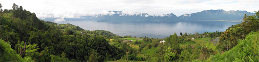 Maninjau järve panoraam